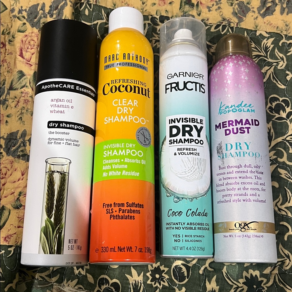Lot of Dry Shampoos Marc Anthony Garnier OGX Apothecare